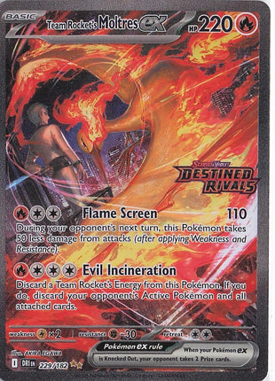Team Rocket’s Moltres ex 229/182 (Stamp)