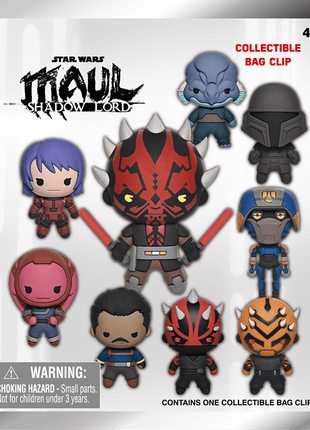 Star Wars Maul Shadow Lord  - 3D Character Bag Clip Blind Bag