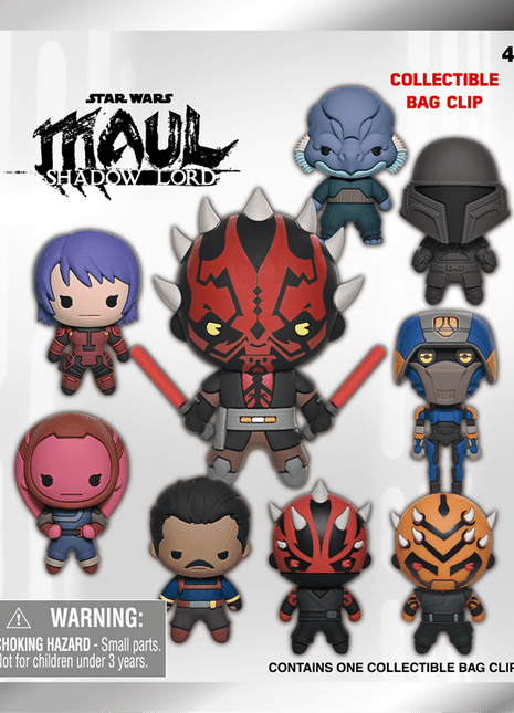 Star Wars Maul Shadow Lord  - 3D Character Bag Clip Blind Bag