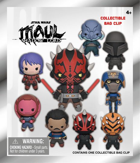 Star Wars Maul Shadow Lord  - 3D Character Bag Clip Blind Bag