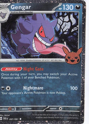 Gengar 057/091 (Halloween Stamp) (H)
