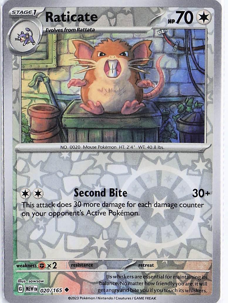 Raticate 020/165 (RH)
