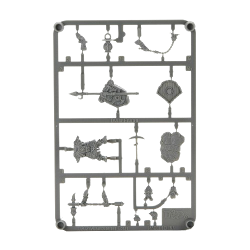 Dungeons & Dragons - Frameworks: Dwarf Fighter Miniature