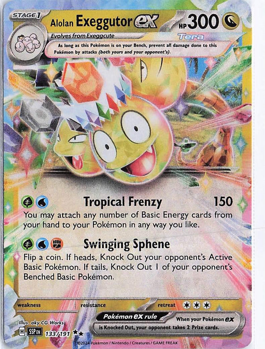 Alolan Exeggutor ex 133/191