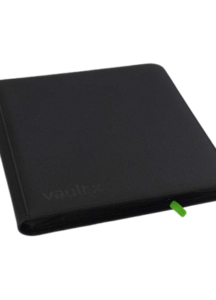 Vault X - Black 12 Pocket Zip Binder