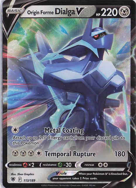 Origin Forme Dialga V 113/189