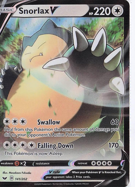 Snorlax V 141/202