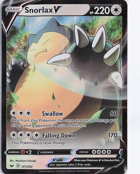 Snorlax V 141/202