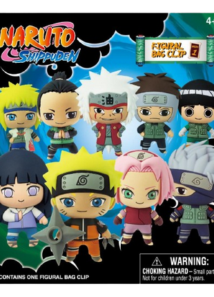 Naruto Shippuden - Series 01 3D Character Bag Clip Blind Bag