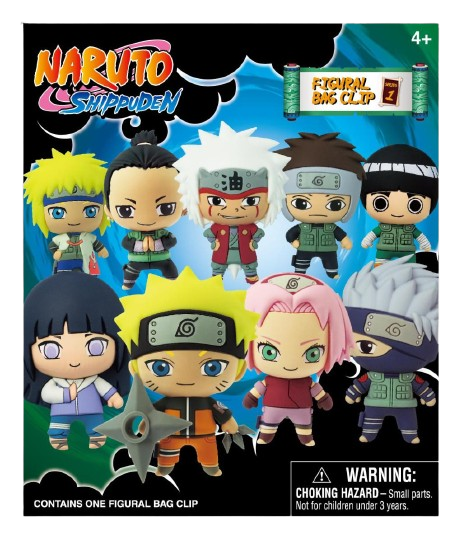 Naruto Shippuden - Series 01 3D Character Bag Clip Blind Bag