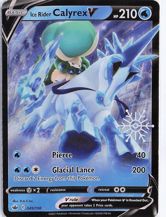 Ice Rider Calyrex V 045/198 (Snowflake)