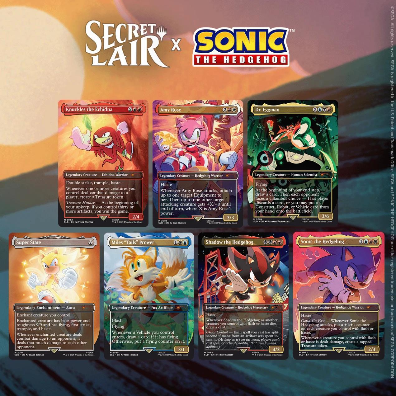 Magic: The Gathering - Sonic The Hedgehog: Friends & Foes Secret Lair (Non-Foil)