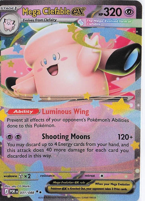 Mega Clefable ex 031/088