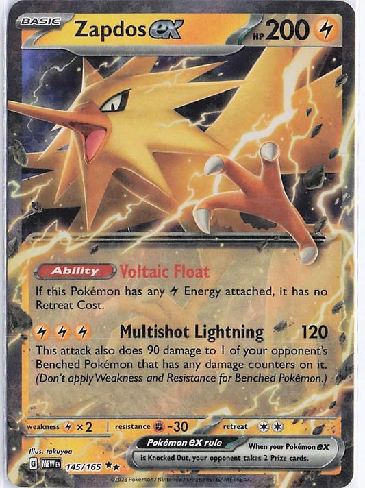 Zapdos ex 145/165