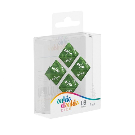 Oakie Doakie Dice - D8 Goyf Marble Green Dice (18mm)