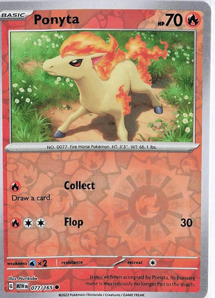 Ponyta 077/165 (RH)
