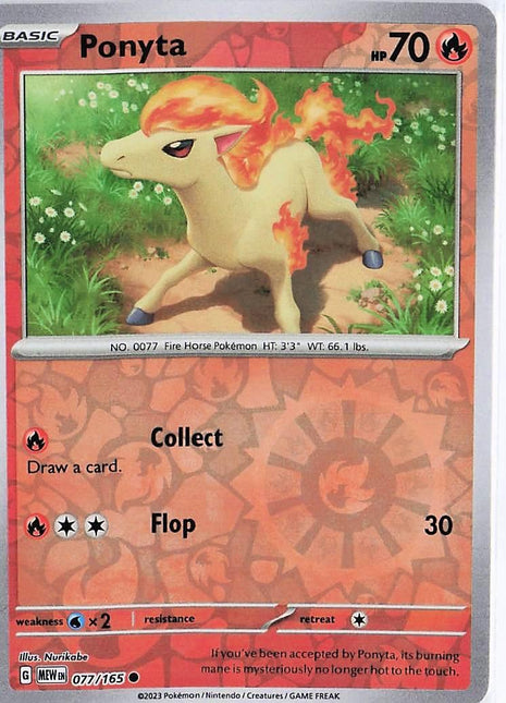 Ponyta 077/165 (RH)