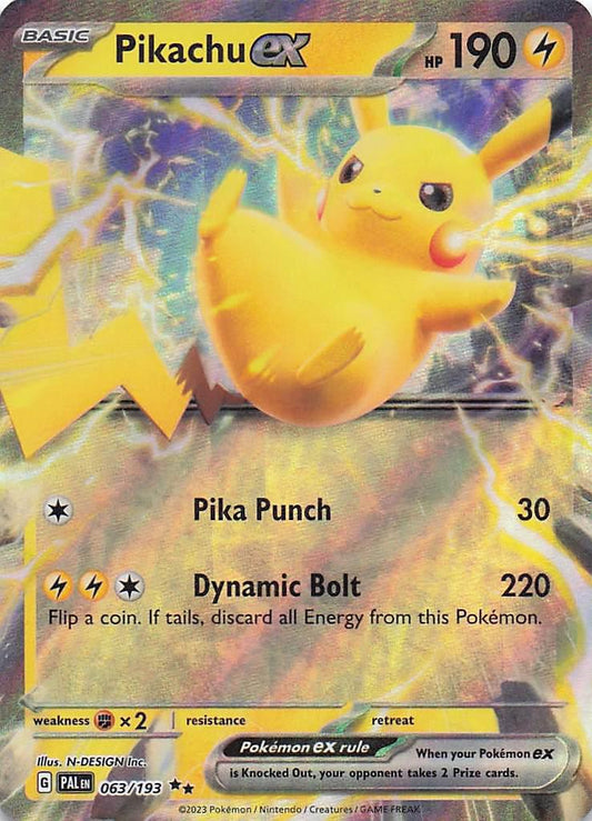 Pikachu ex 063/193