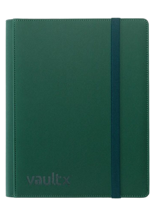 Vault X - Forest Green 9 Pocket Exo Tec Strap Binder