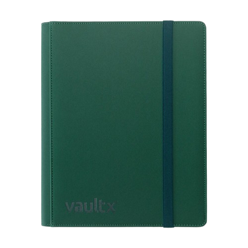 Vault X - Forest Green 9 Pocket Exo Tec Strap Binder