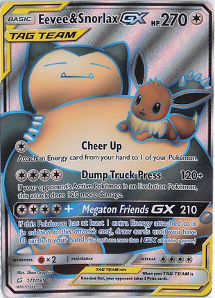 Eevee & Snorlax GX 171/181