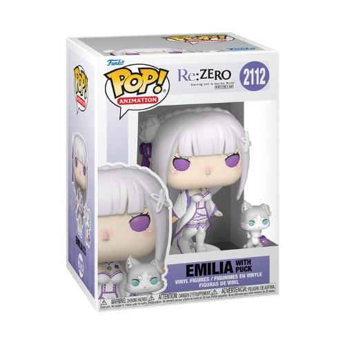 Re:Zero - Emilia w/Puck #2112 Funko Pop!