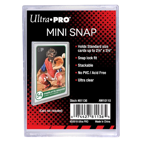 Ultra Pro - Mini Snap Card Holder