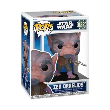 Star Wars - Zeb Orrelios with Bo-Rifle #822 Funko Pop!