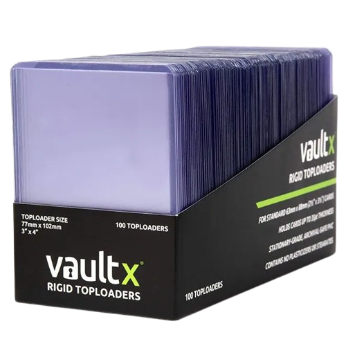 Vault X - Standard Size Toploaders (100)