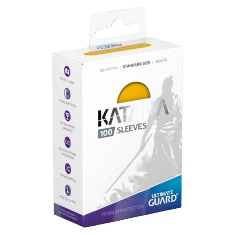 Ultimate Guard - Yellow Katana Sleeves (100)