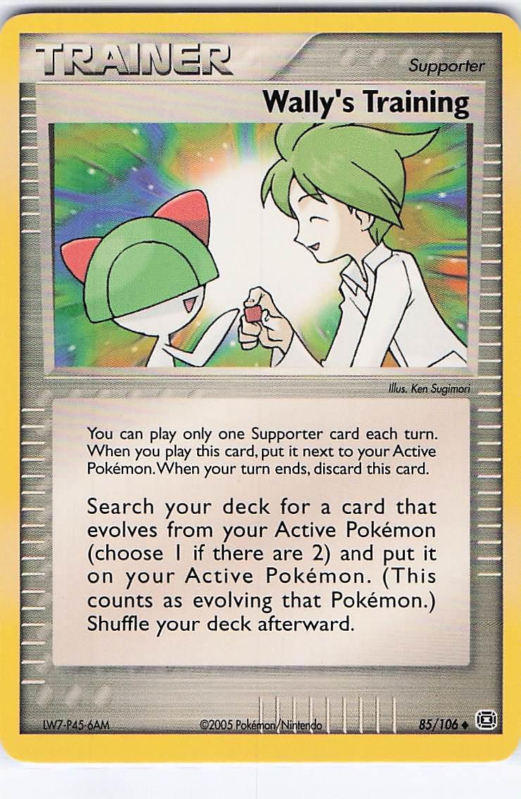 Wally’s Training 85/106