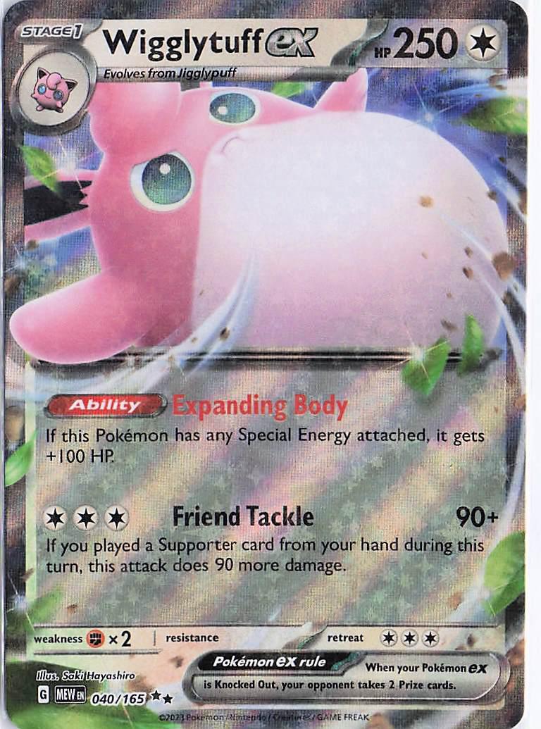 Wigglytuff ex 040/165