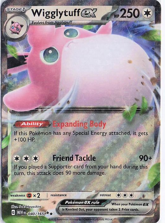 Wigglytuff ex 040/165