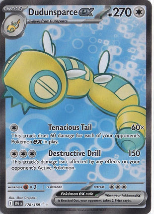 Dudunsparce ex 178/159