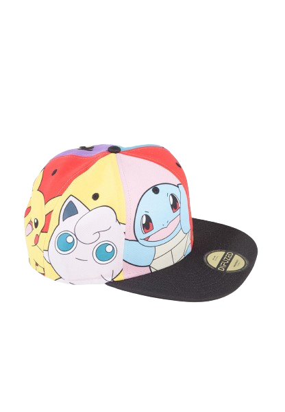 Pokemon - Difuzed Multi Pop Art Snapback Cap