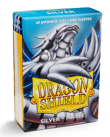 Dragon Shield - Matte Silver Japanese Sleeves (60)