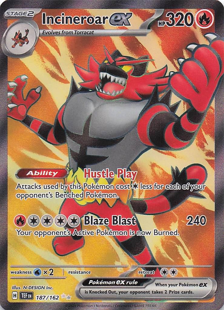 Incineroar ex 187/162