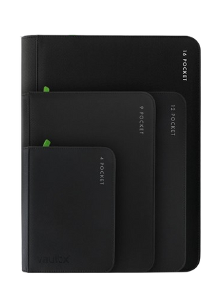 Vault X - Black 16 Pocket Exo-Tec Zip Binder