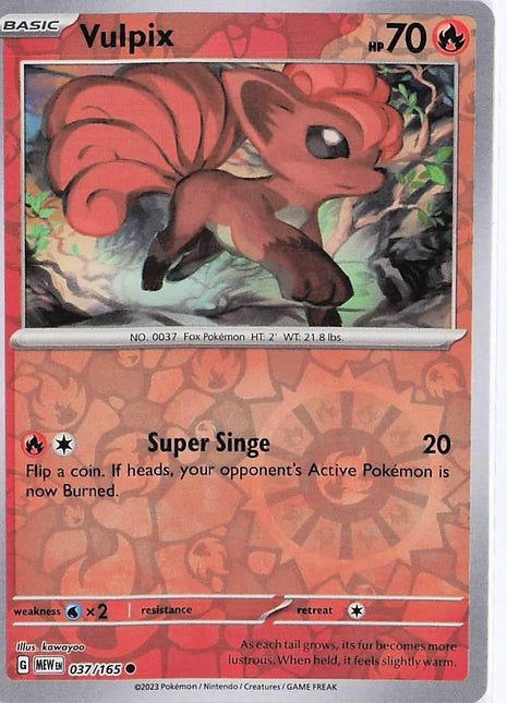 Vulpix 037/165 (RH)
