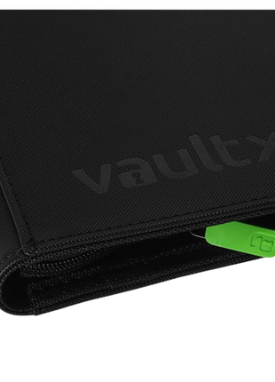 Vault X - Black 9 Pocket Zip Binder