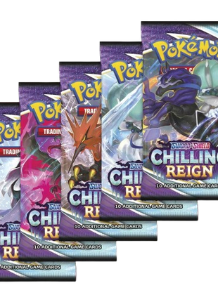 Pokemon - Chilling Reign Booster Pack Complete Art Set