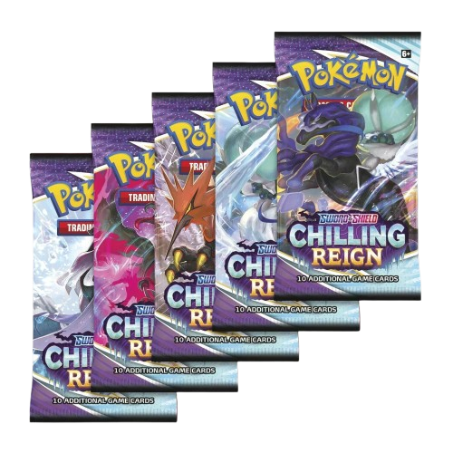 Pokemon - Chilling Reign Booster Pack Complete Art Set