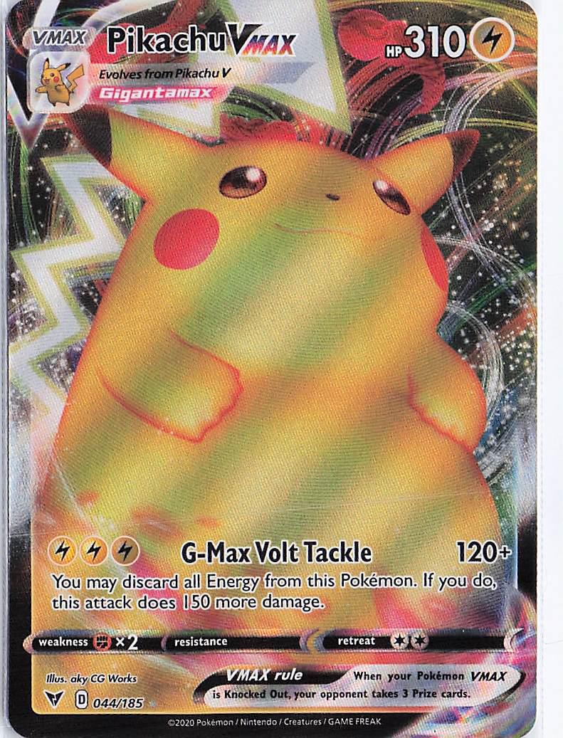 Pikachu VMAX 044/185