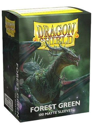 Dragon Shield - Matte Forest Green Sleeves (100)