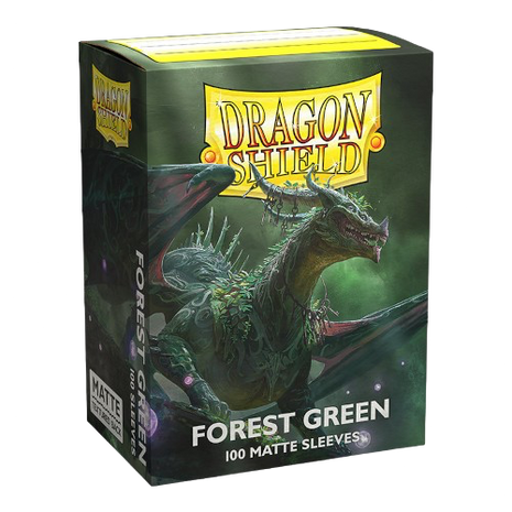 Dragon Shield - Matte Forest Green Sleeves (100)