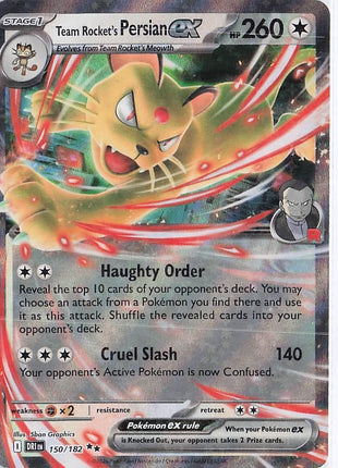 Team Rocket's Persian ex 150/182