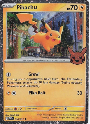 Pikachu 018/091 (H)(S)