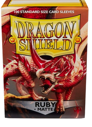 Dragon Shield - Matte Ruby Sleeves (100)