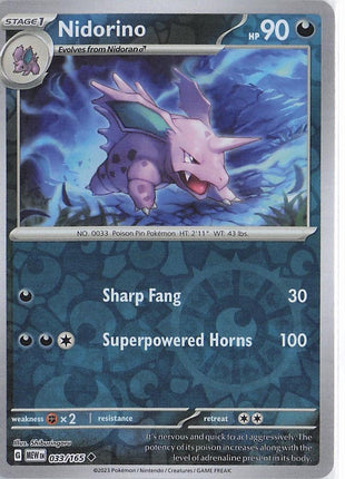 Nidorino 033/165 (RH)