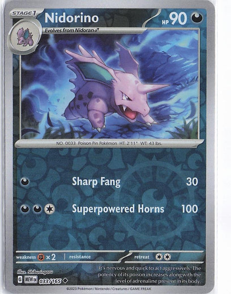 Nidorino 033/165 (RH)